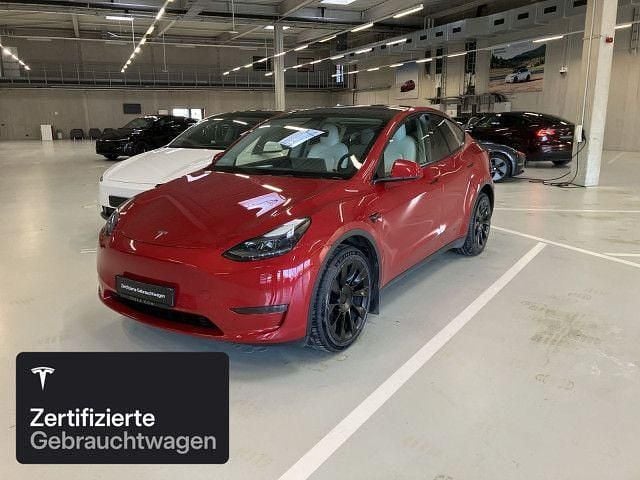 Gebraucht Tesla Model Y Long Range AWD 258 kW (351 PS) 2022 Rot SUV