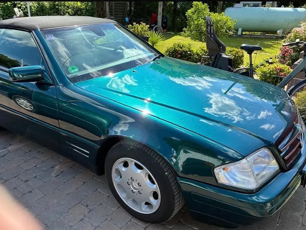 Gebraucht Mercedes SL280 193 PS (141 kW) 1996 Grün Cabrio