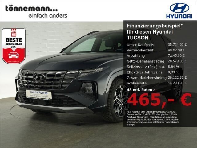 Grau Gebraucht 2024 Hyundai Tucson N Line SUV | 35.724 € (Guter Preis) - Bild 1/4