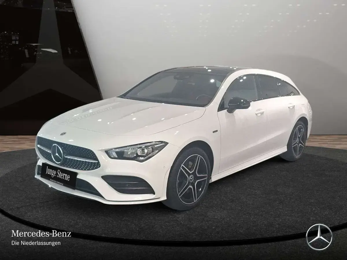 Gebraucht Mercedes CLA250e AMG 160 PS (117 kW) 2020 Polarweiß Coupé