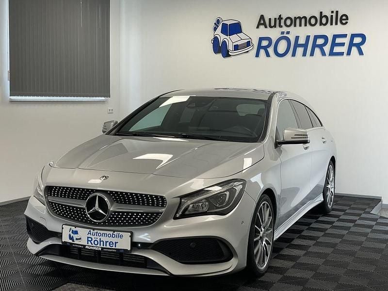 Silber metallic Gebraucht 2018 Mercedes CLA220 Shooting Brake AMG Kombi | 24.990 € (Guter Preis) - Bild 1/4