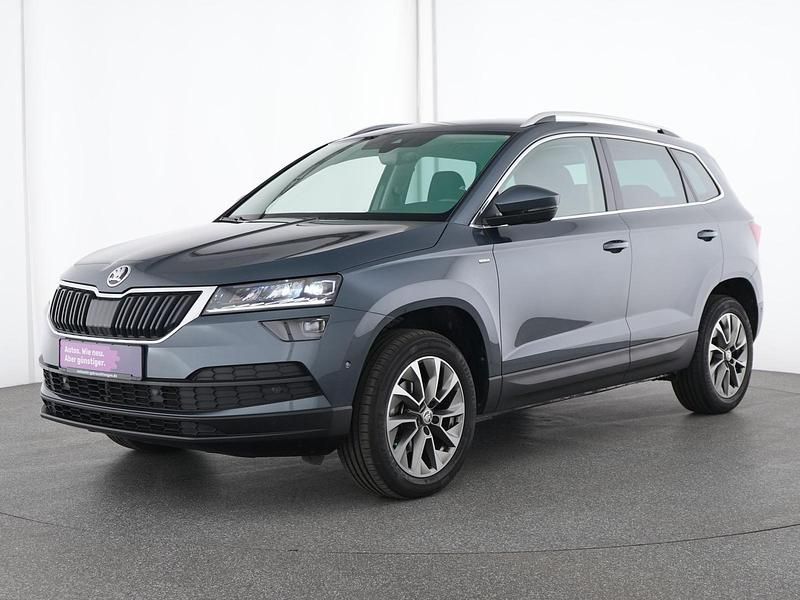 Quarz grau Gebraucht 2021 Skoda Karoq Clever SUV | 24.899 € (Guter Preis) - Bild 1/4