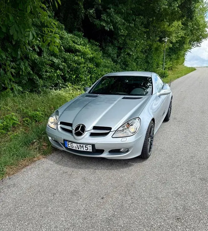 Gebraucht Mercedes SLK200 163 PS (119 kW) 2005 Silber Cabrio