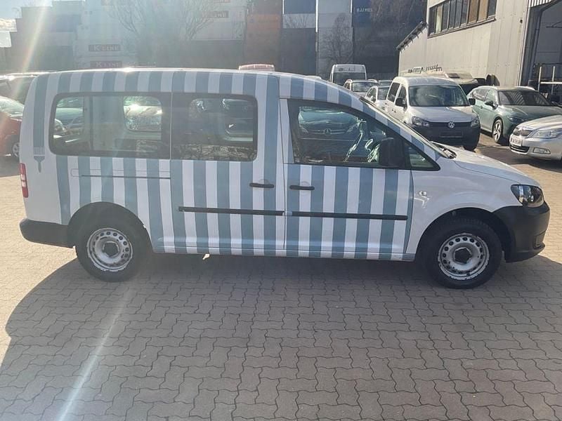 Gebraucht VW Caddy Maxi 102 PS (75 kW) 2014 Weiß Van / Kleinbus