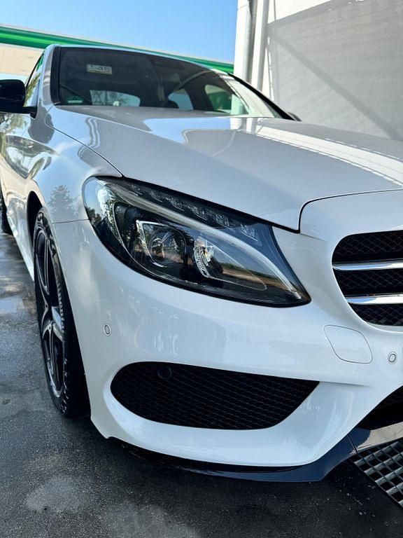 Weiß Gebraucht 2017 Mercedes C250 AMG line Limousine | 24.299 € (Fairer Preis) - Bild 1/4
