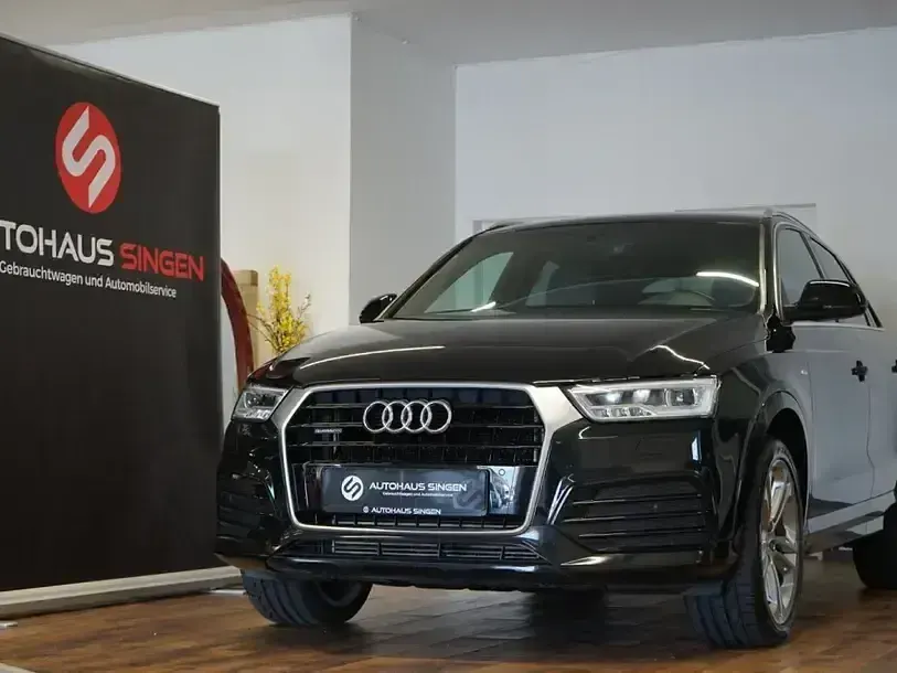 Gebraucht Audi Q3 S-Line 180 PS (132 kW) 2016 Schwarz (mythosschwarz) schwarz SUV