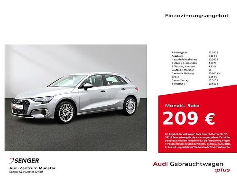 Gebraucht Audi A3 Ambiente 110 PS (80 kW) 2021 Florettsilber metallic Limousine