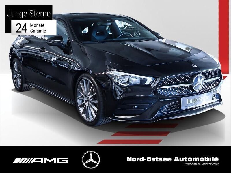 Schwarz Gebraucht 2019 Mercedes CLA220 Shooting Brake AMG Kombi | 29.690 € (Teuer) - Bild 1/4