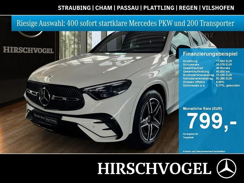 Unilack polarweiß Gebraucht 2024 Mercedes GLC450 AMG line Coupé | 72.180 € (Superpreis) - Bild 1/4
