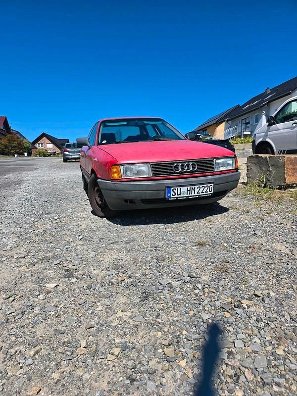 Rot Gebraucht 1989 Audi 80 Kleinwagen | 1.600 € - Bild 1/4