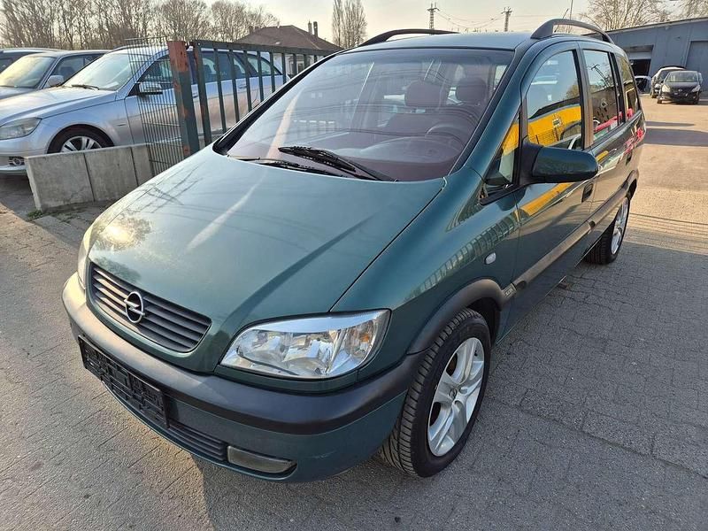 Gebraucht Opel Zafira Basis 125 PS (91 kW) 2002 Grün Van / Kleinbus