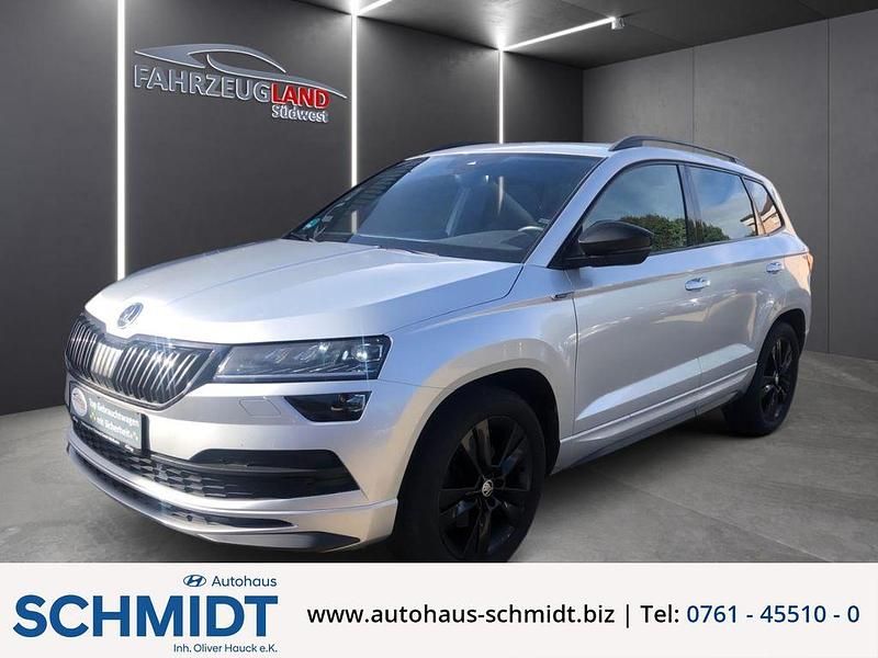 Silber Gebraucht 2020 Skoda Karoq SportLine SUV | 23.990 € (Fairer Preis) - Bild 1/4