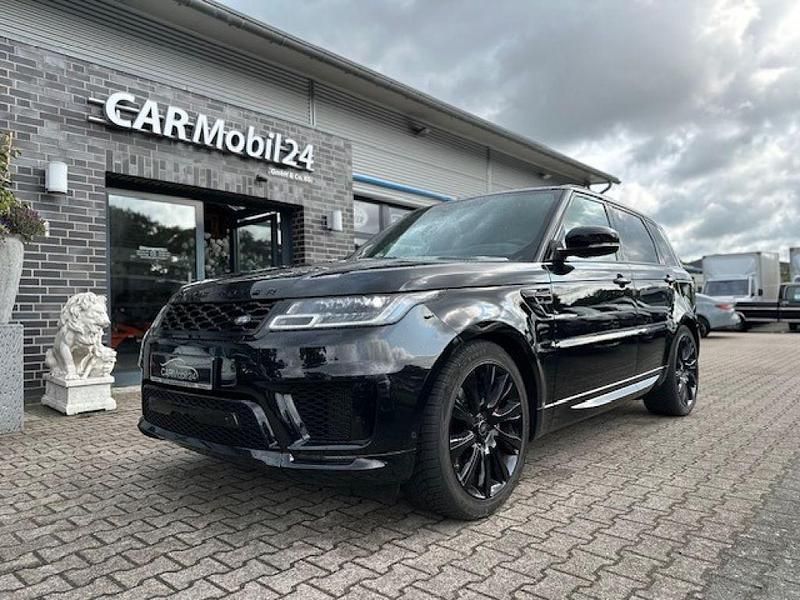 Santorini black (metallic) Gebraucht 2018 Land Rover Range Rover Sport HSE SUV | 47.899 € (Teuer) - Bild 1/4