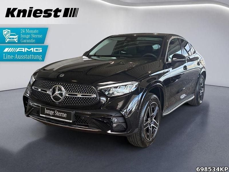 Gebraucht Mercedes GLC300e AMG 313 PS (230 kW) 2025 Metalliclack obsidianschwarz Coupé