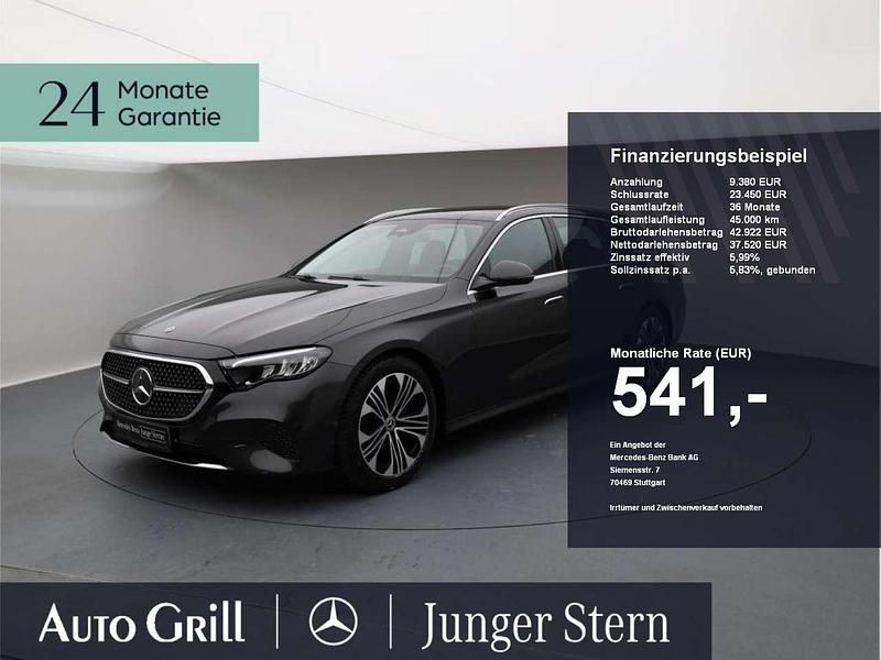 Graphitgrau metallic Gebraucht 2024 Mercedes E220 Avantgarde Kombi | 46.210 € (Superpreis) - Bild 1/4