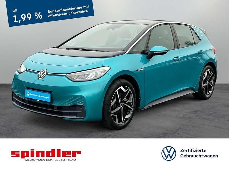 Makenatürkis metallic Gebraucht 2021 VW ID.3 Pro Performance Kleinwagen | 21.330 € (Fairer Preis) - Bild 1/3