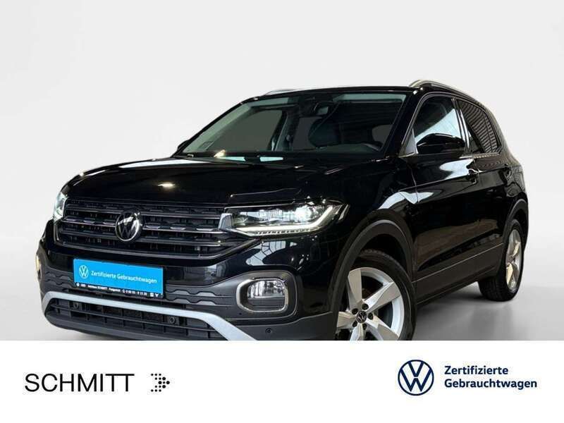 Schwarz Gebraucht 2022 VW T-Cross Style SUV | 19.999 € (Fairer Preis) - Bild 1/3