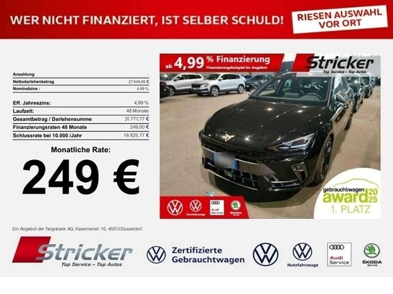 Gebraucht Cupra Leon 150 PS (110 kW) 2025 Midnight schwarz metallic (metallic) Kombi
