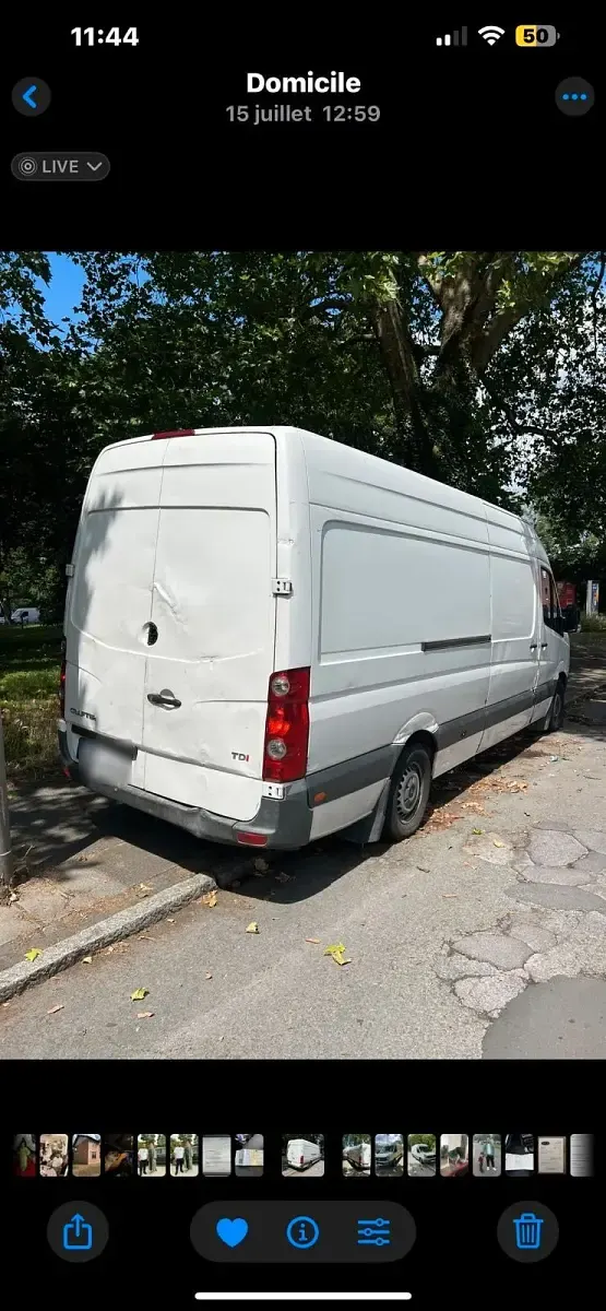 Usado VW Crafter 140 HP (102 kW) 2012 Branco Van