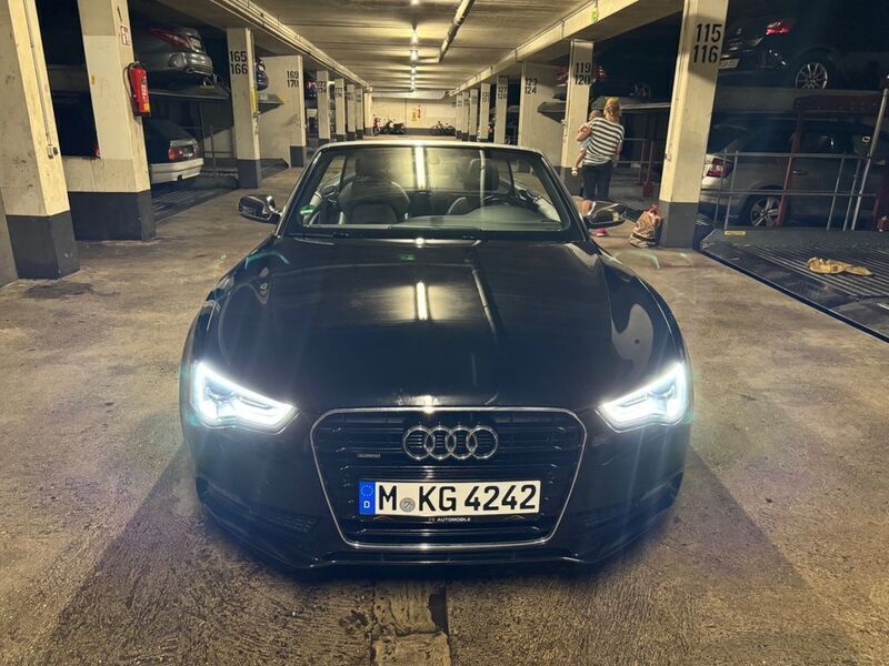 Schwarz Gebraucht 2016 Audi A5 Cabriolet Sport Cabrio | 16.600 € (Fairer Preis) - Bild 1/4