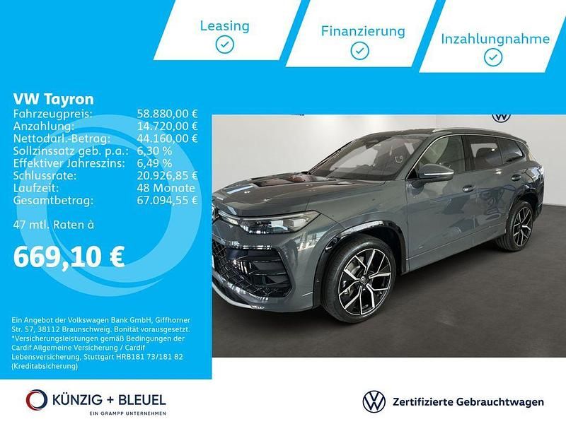 Delfingrau metallic Gebraucht 2025 VW Tayron R-line SUV | 58.880 € (Guter Preis) - Bild 1/4