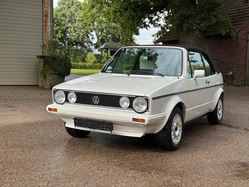 Weiß Gebraucht 1987 VW Golf Cabriolet Karmann Cabrio | 9.650 € - Bild 1/4
