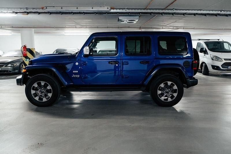 Blau Gebraucht 2019 Jeep Wrangler Overland SUV | 32.900 € (Superpreis) - Bild 1/4