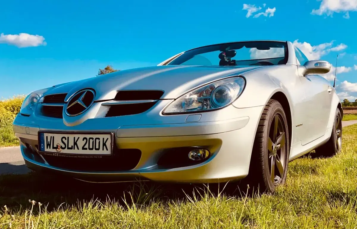 Gebraucht Mercedes SLK200 163 PS (119 kW) 2004 Silber Cabrio