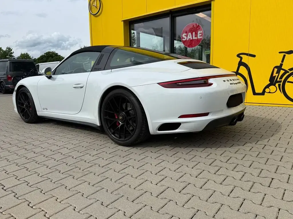 Gebraucht Porsche 911 Carrera 4 GTS Targa 450 PS (330 kW) 2017 Weiß Cabrio