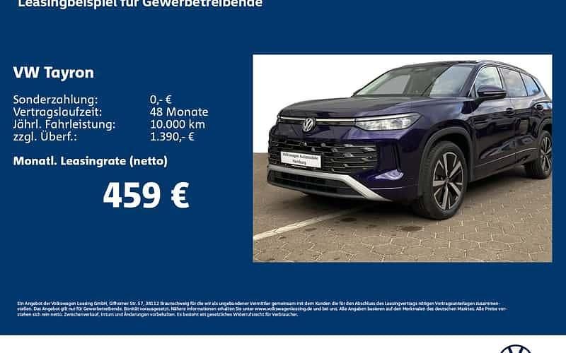 Violett Neu 2025 VW Tayron Elegance SUV | 52.620 € (Teuer) - Bild 1/4