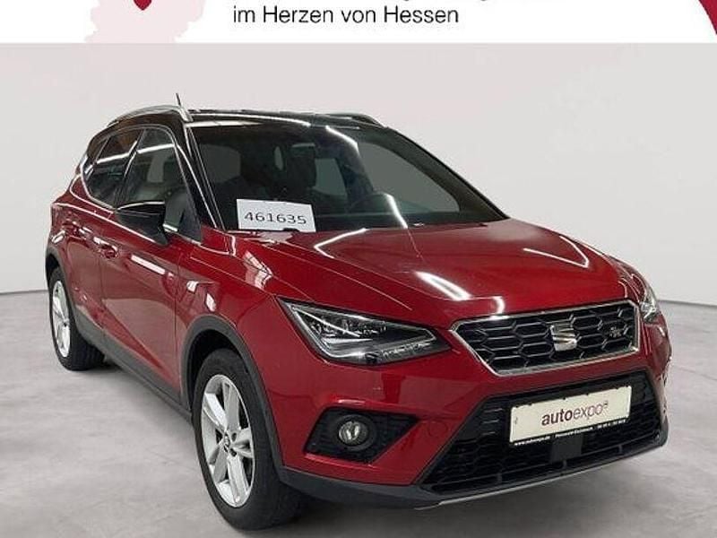 Desire rot metallic / dach midnight schwarz metallic Gebraucht 2021 Seat Arona FR SUV | 18.590 € (Fairer Preis) - Bild 1/4