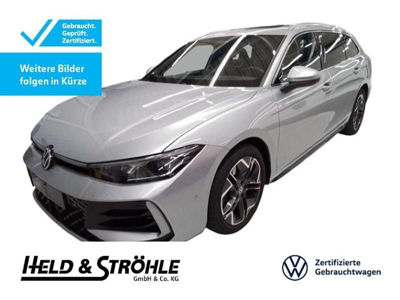 Oyster silver metallic Gebraucht 2025 VW Passat R-line Kombi | 42.970 € (Superpreis) - Bild 1/3