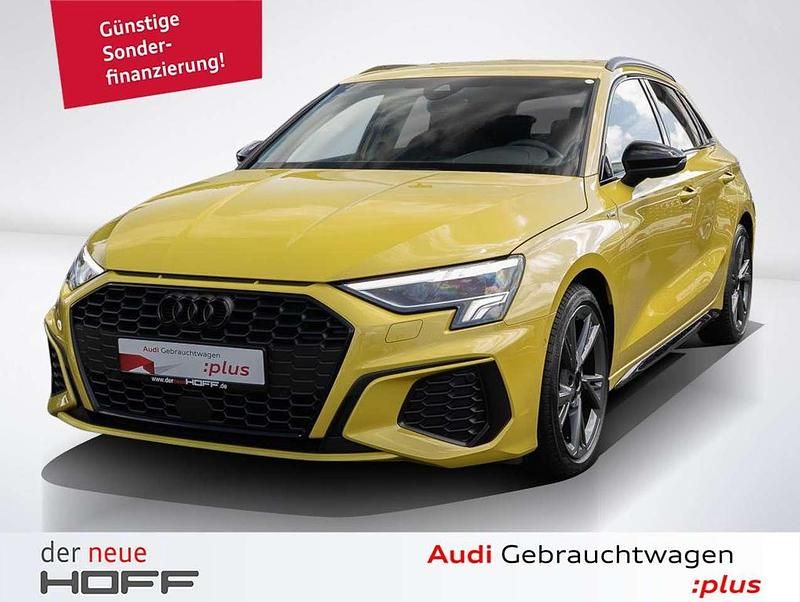 Pythongelb metallic Gebraucht 2024 Audi A3 S-Line Limousine | 26.975 € (Superpreis) - Bild 1/4