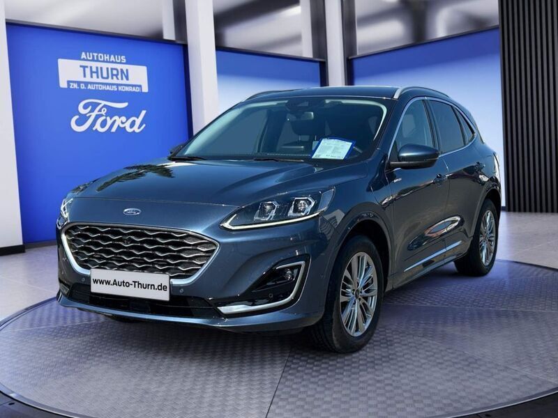 Chrome blue metallic Gebraucht 2022 Ford Kuga Vignale SUV | 27.880 € (Etwas zu teuer) - Bild 1/4
