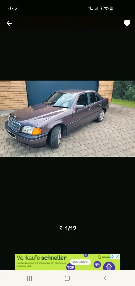 Gebraucht Mercedes C180 Classic 122 PS (89 kW) 1994 Braun Limousine