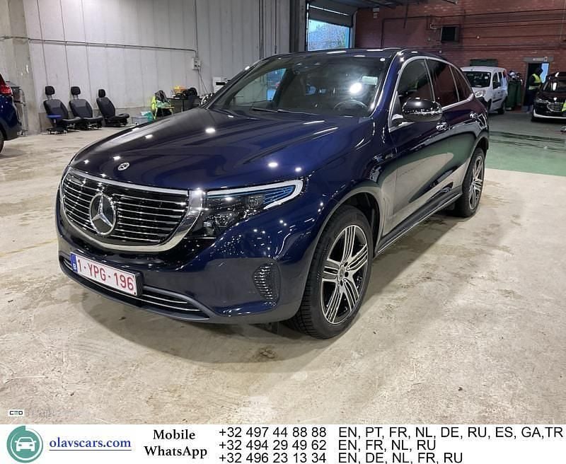 Blau Gebraucht 2020 Mercedes EQC400 SUV | 27.225 € (Guter Preis) - Bild 1/4