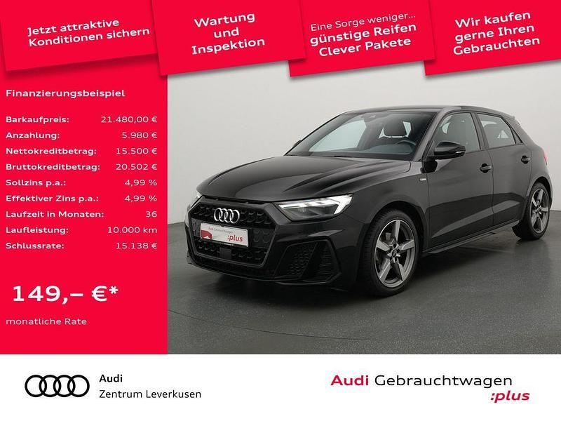 Mythosschwarz metallic Gebraucht 2022 Audi A1 Sportback Ambiente Kleinwagen | 21.480 € (Guter Preis) - Bild 1/4