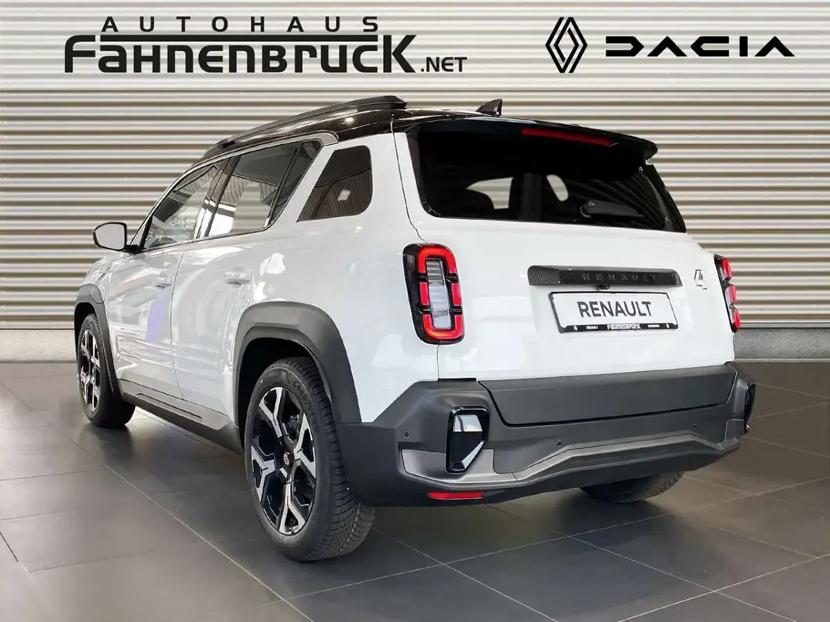 Neu Renault 4 E-Tech Komfort 110 kW (150 PS) 2026 Arktisweiß, dach in black pea SUV