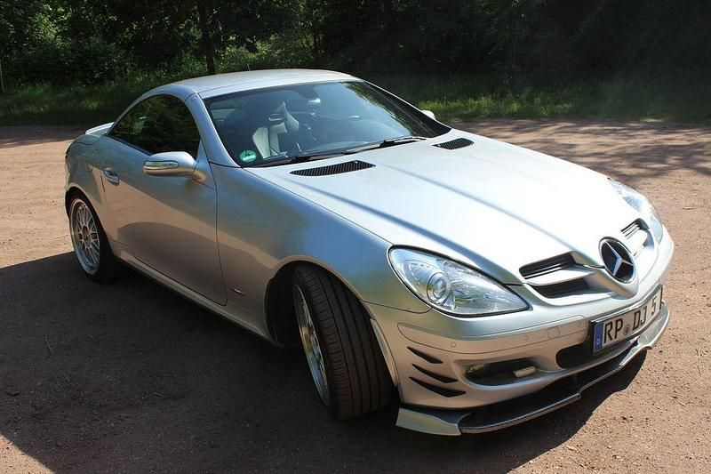 Gebraucht Mercedes SLK200 163 PS (119 kW) 2006 Silber Cabrio