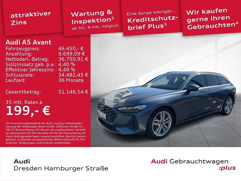Horizontblau metallic Gebraucht 2025 Audi A5 Ambiente Coupé | 46.450 € (Guter Preis) - Bild 1/3
