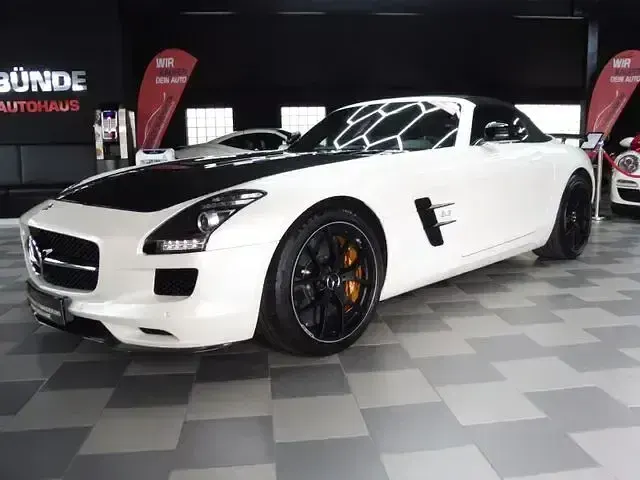 Gebraucht Mercedes SLS AMG AMG 592 PS (435 kW) 2014 Weiß Cabrio