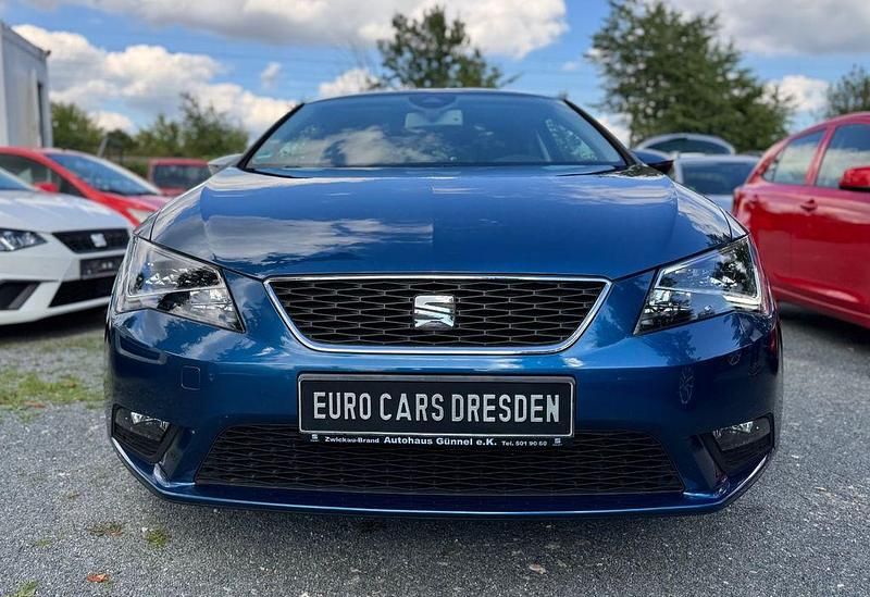 Gebraucht Seat Leon SC I-Tech 125 PS (91 kW) 2014 Blau Kleinwagen