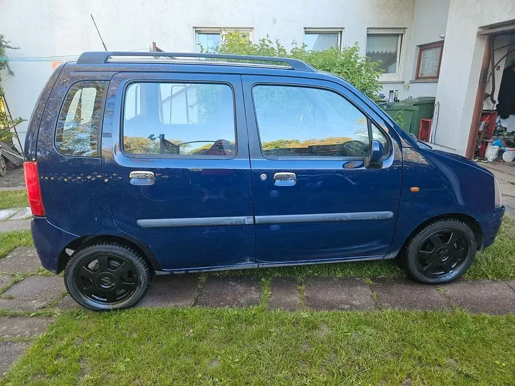 Gebraucht Opel Agila Design Edition 75 PS (55 kW) 2004 Blau Van / Kleinbus