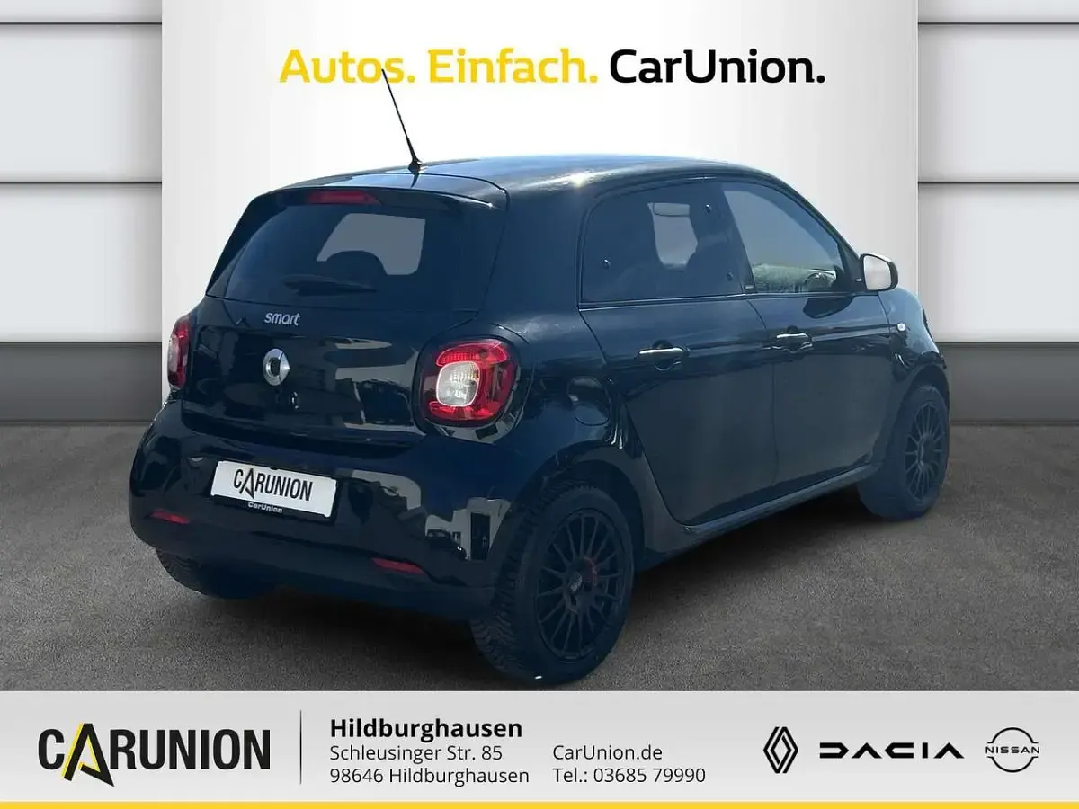 Gebraucht Smart ForFour Passion 90 PS (66 kW) 2019 Schwarz Kleinwagen