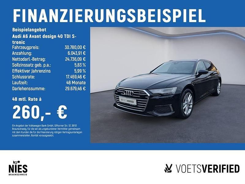 Gebraucht Audi A6 Design 204 PS (150 kW) 2022 Schwarz Kombi