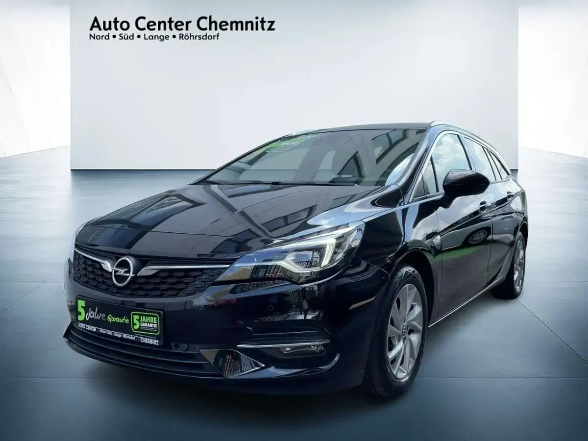 Gebraucht Opel Astra Elegance 145 PS (106 kW) 2020 Onyx schwarz Kombi