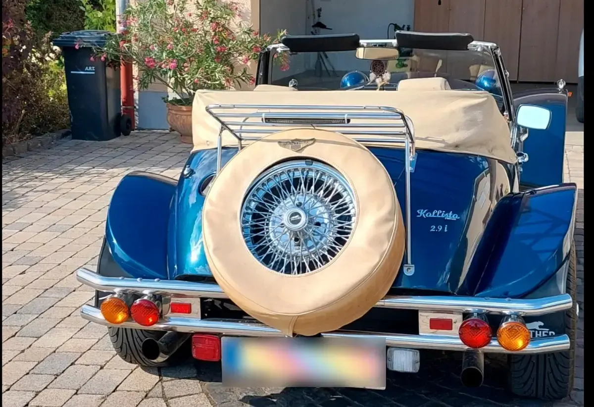 Gebraucht Panther Kallista 150 PS (110 kW) 1989 Blau Cabrio
