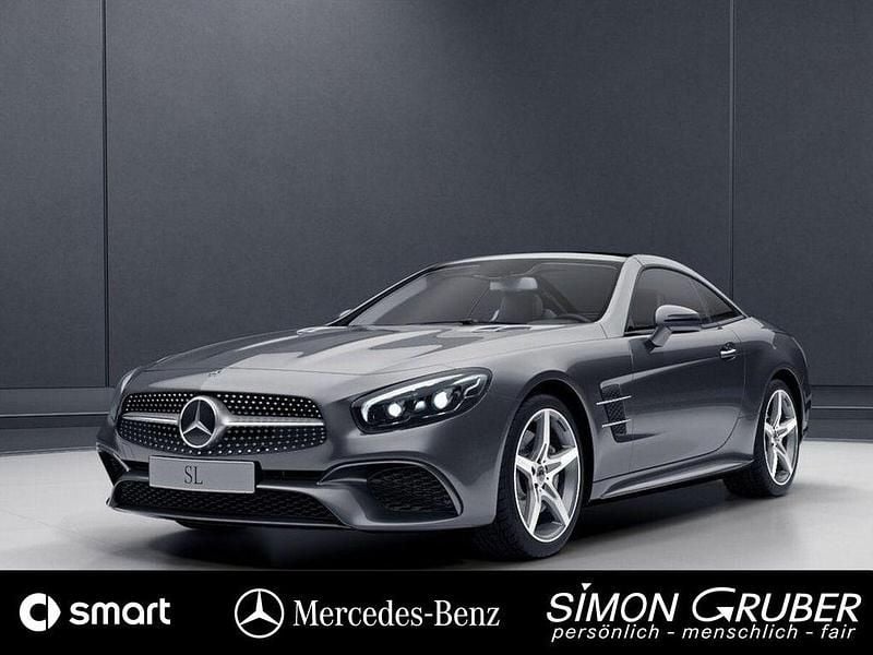 Grau Gebraucht 2019 Mercedes SL400 AMG Cabrio | 68.500 € (Etwas zu teuer) - Bild 1/4