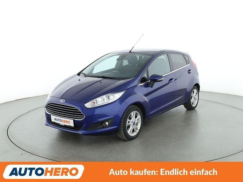 Gebraucht Ford Fiesta Titanium 125 PS (91 kW) 2017 Blau Limousine