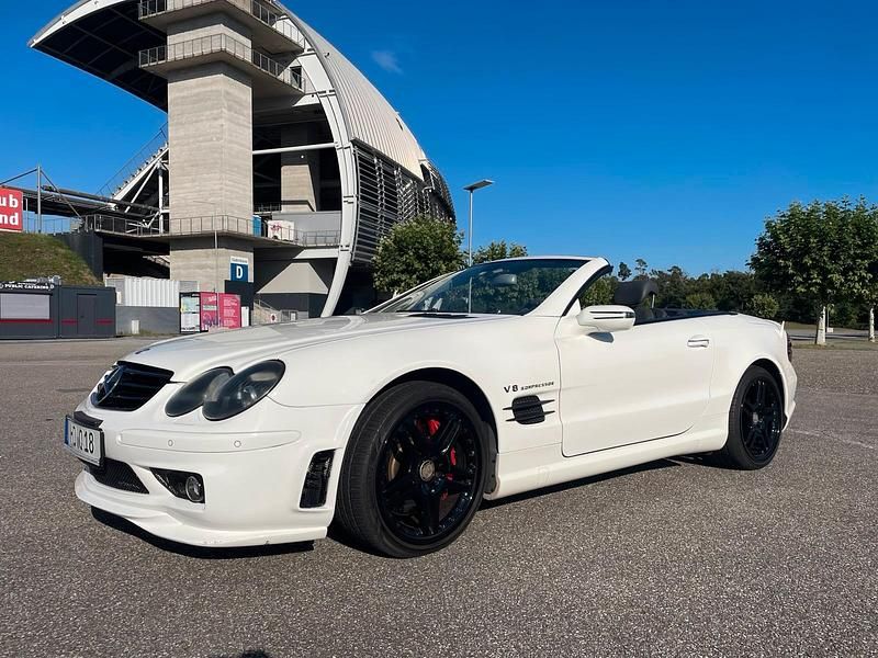 Weiß Gebraucht 2005 Mercedes SL55 AMG AMG Cabrio | 35.000 € - Bild 1/4